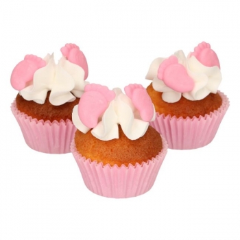 Sugar Decoration - Baby Feet Pink